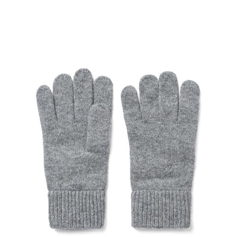 Knitted Wool Gloves Koksgrå