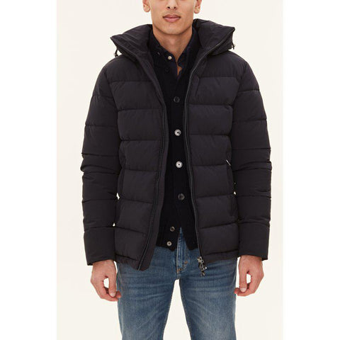 Hooded Puffer Jacket Marine