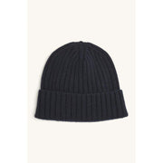 Knitted Cashmere Beanie Marine