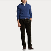 Half Zip Wool Knit Marine