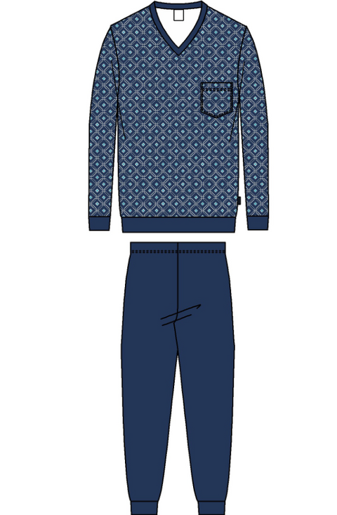 Men pyjamas Blå