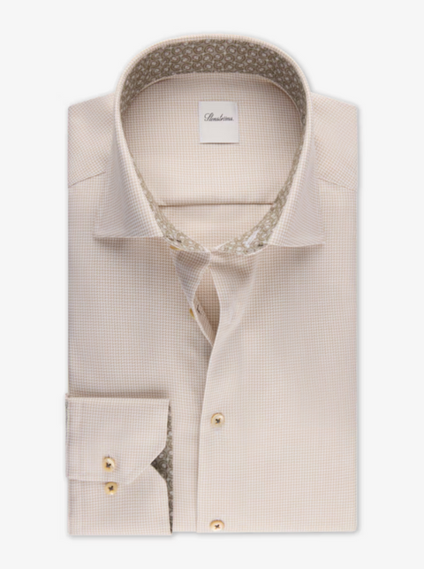 Regular Shirt Contrast Beige Beige