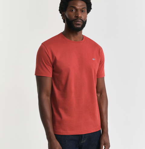 Reg Shield ss T-Shirt Rød