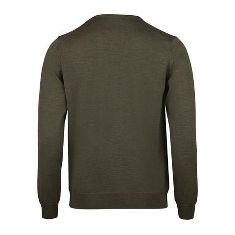 Merino Crew Neck Oliven