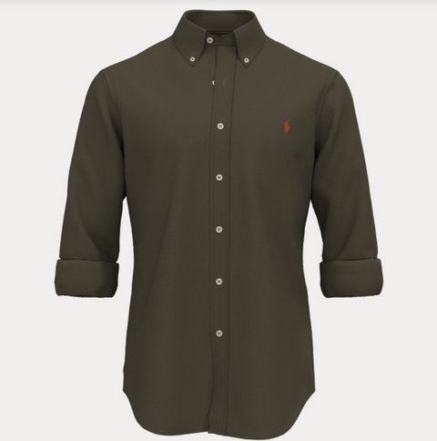 Sport Shirt Slim Grønn