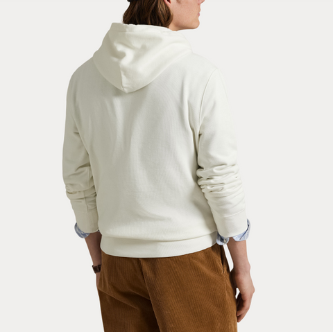 Bear Hood Sweatshirt Hvit