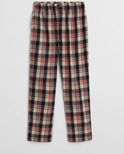 Flannel Check Pajama Pants Rød