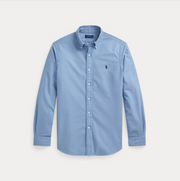 GARMENT-DYED OXFORD SHIRT Lyseblå