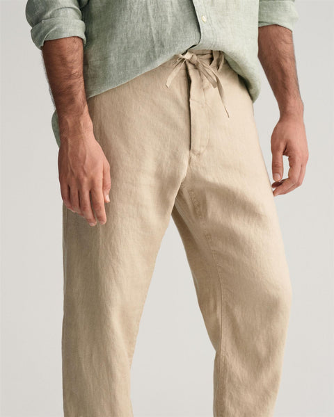 Relaxed Linen Pants DS Sand