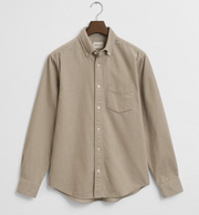 CORDUROY SHIRT GREIGE Beige