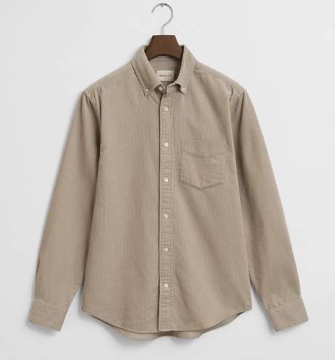 CORDUROY SHIRT GREIGE Beige