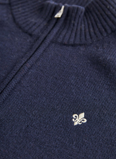 New Hertford Half Zip, 60 Marine