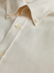 Soft lama shirt, classic fit Off-White