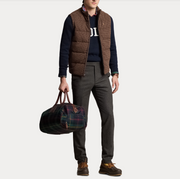 Herringbone Quilt Vest Brun