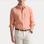 Stripe shirt, Orange Oransje