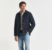 Reg twill Check shirt Blå