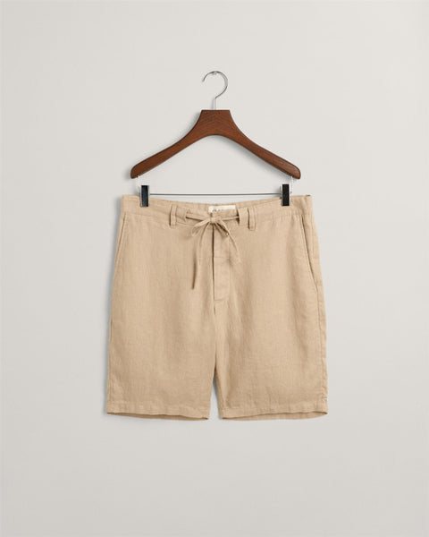 Relaxed Linen Shorts DS Sand