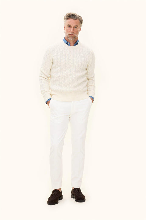 Francesco Roundneck Hvit