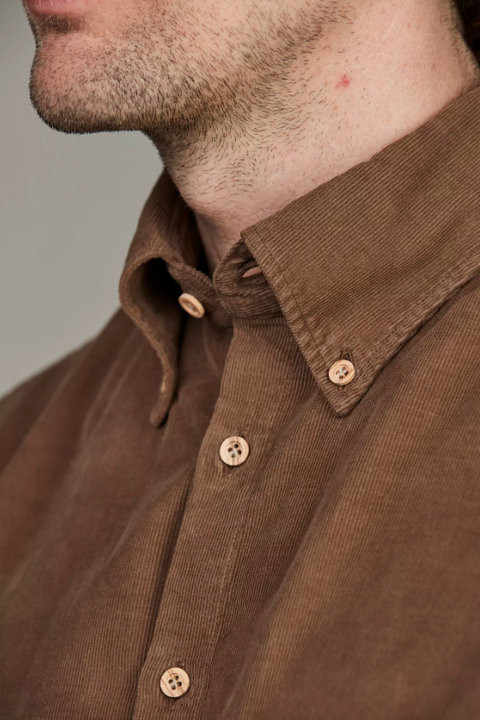 Baby Cord Shirt Brun