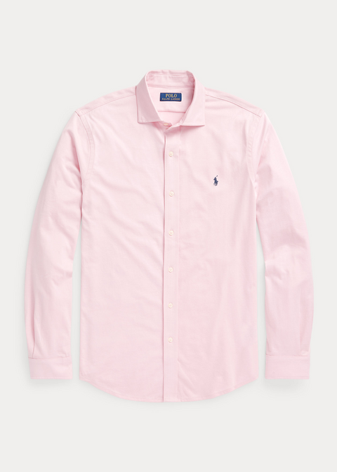 Polo LS Jersey Sport Shirt Rosa