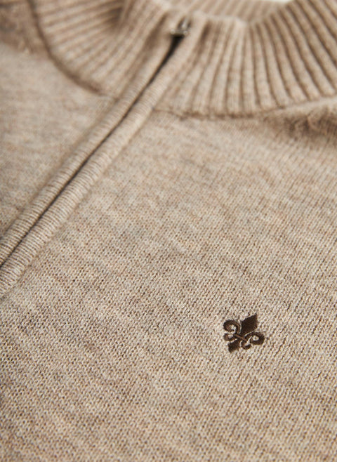 New Hertford Half Zip, 05 Khaki