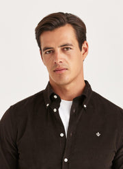 Douglas cord shirt, brun Brun