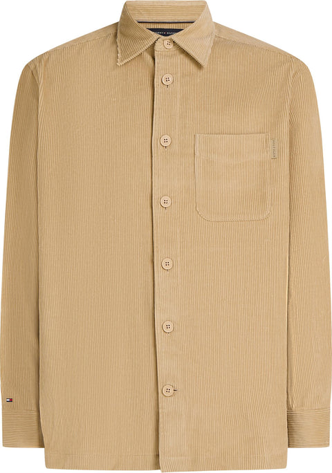 CORDUROY OVERSHIRT, GOLD Beige