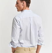 Classic Poplin Banker Reg Lyseblå