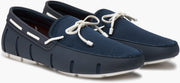 Braided Lace Loafer, Navy/White Marine
