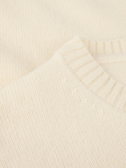 Sweather knitted crew neck merino Off-White
