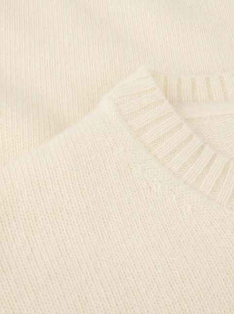 Sweather knitted crew neck merino Off-White