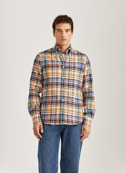 Happy tartan check shirt Gul