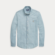 Light Chambray Slim Fit Shirt Indigo