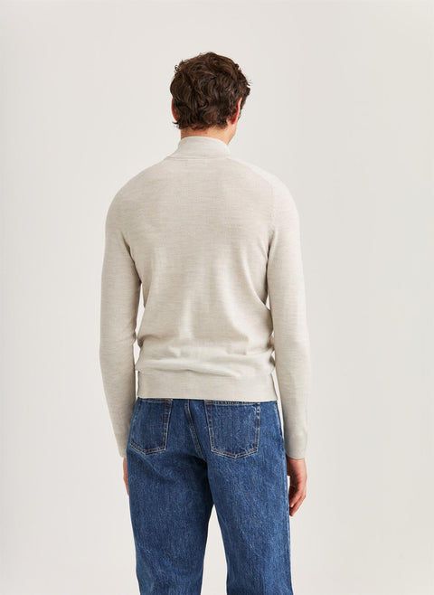 Merino John Zip, offwhite