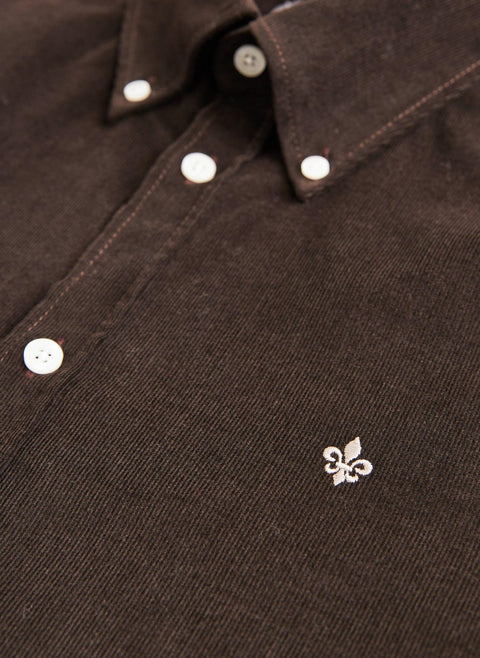 Douglas cord shirt, brun Brun