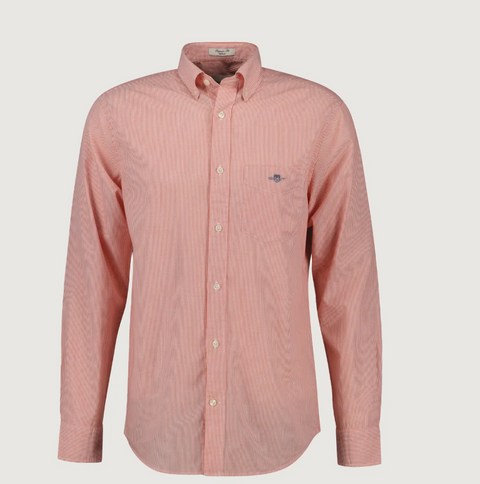 Classic Poplin Banker Reg Oransje