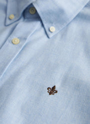 Watts Flannel Shirt, Light Blue Lyseblå