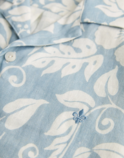 Tropical Short Sleeve Shirt Lyseblå