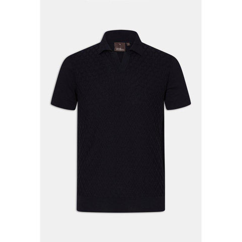 Mirza Poloshirt SS Mørkeblå