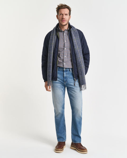 REG TWILL GINGHAM SHIRT Brun
