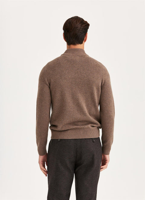 New Hertford Half Zip, 84 Brun