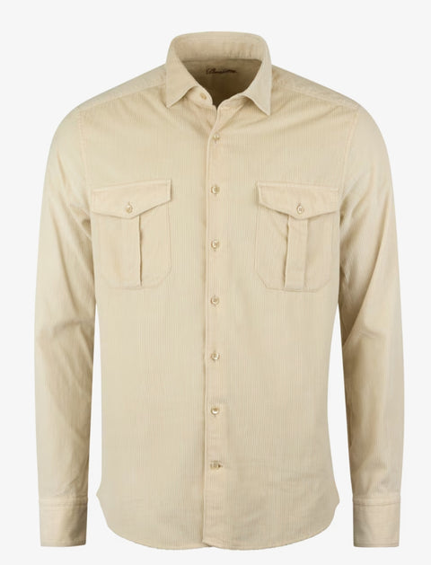 Regular Shirt Double pockets Off-White
