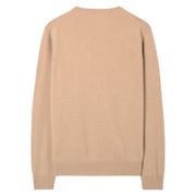 Superfine Lambswool Crew Khaki