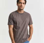 Regular Shield T-shirt, 290 Brun