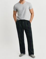 Flannel Check Pants Grønn