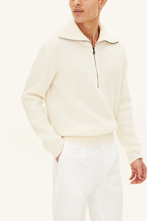 Mauritz Half Zip Hvit