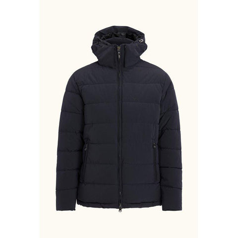 Hooded Puffer Jacket Marine