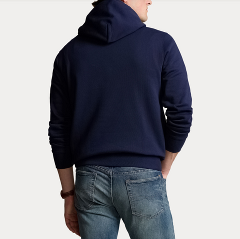 Polo Hood Sweatshirt Marine