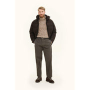 Hooded Puffer Jacket Mørkebrun