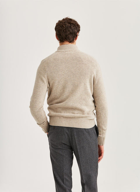 New Hertford Half Zip, 05 Khaki